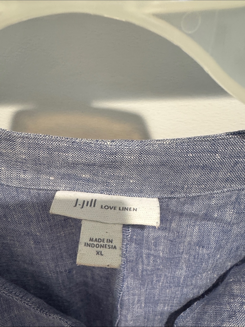 J. Jill Love Linen Light Blue Linen dress - XL - Picture 2 of 7